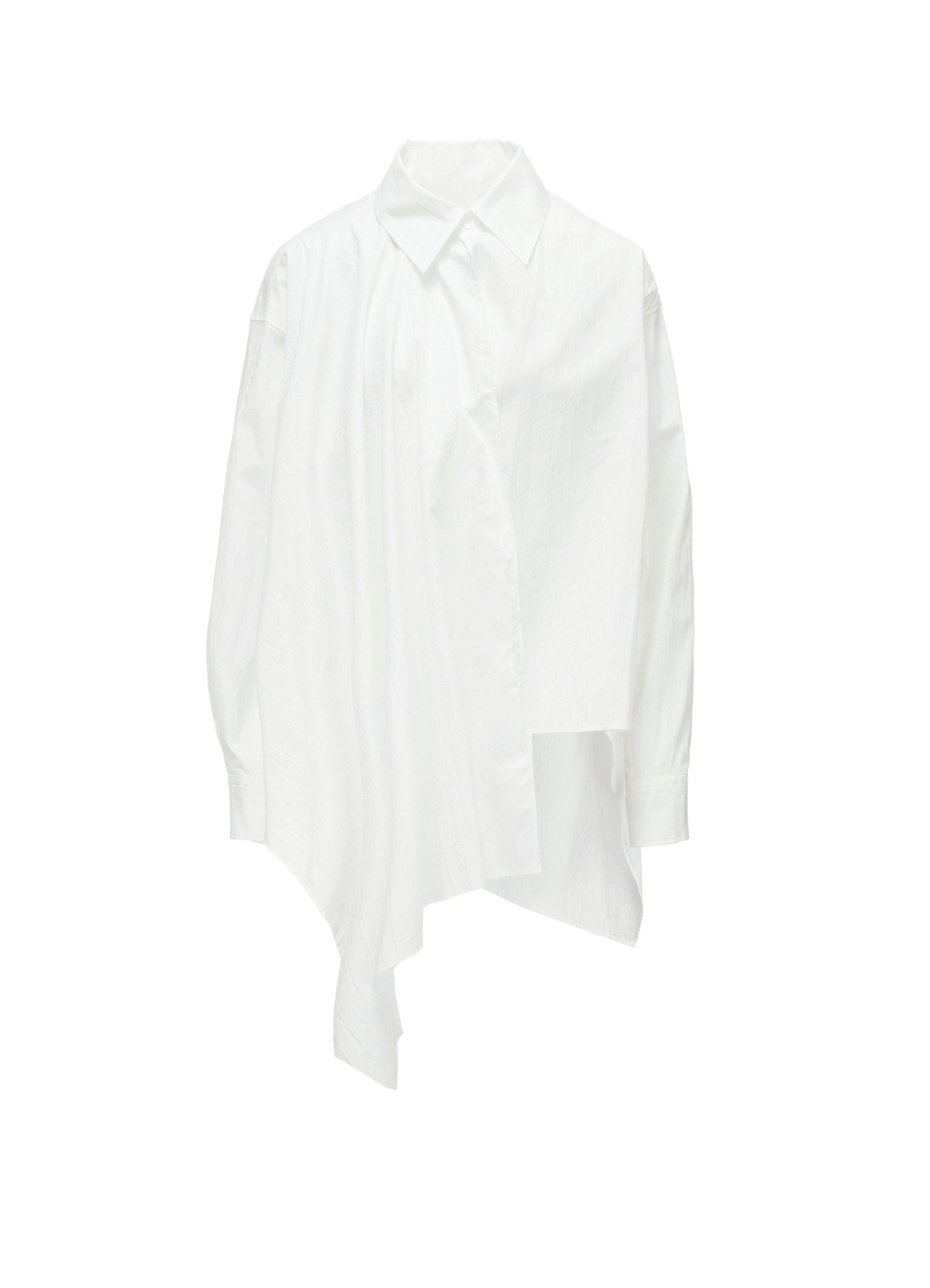 BROAD R LONG ASYMMETRIC BLOUSE – THE SHOP YOHJI YAMAMOTO