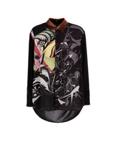 Ground Y×Taro Okamoto Removable Collar Shirts Collage Type:D