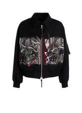 Ground Y×Taro Okamoto Mixed-Media Composition Blouson ”The Law of the Jungle”
