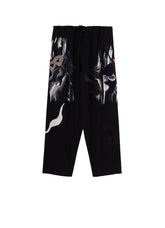 Ground Y×Taro Okamoto Mixed-Media Composition Pants”Black Face”