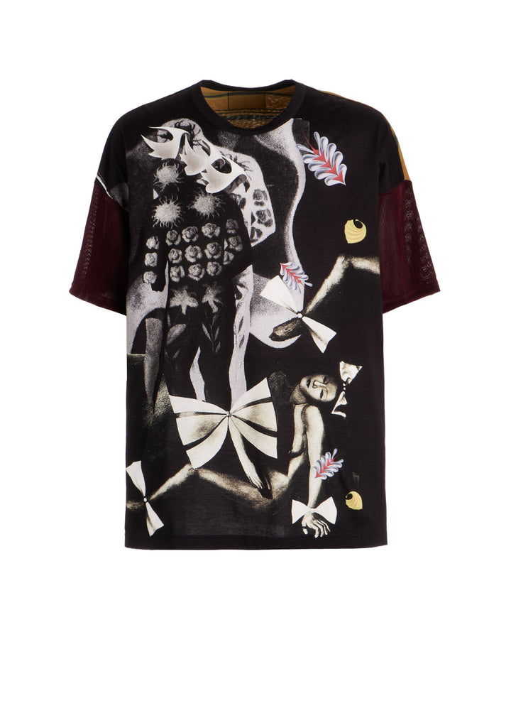 Ground Y×Taro Okamoto Patchwork T-shirts Collage Type:A