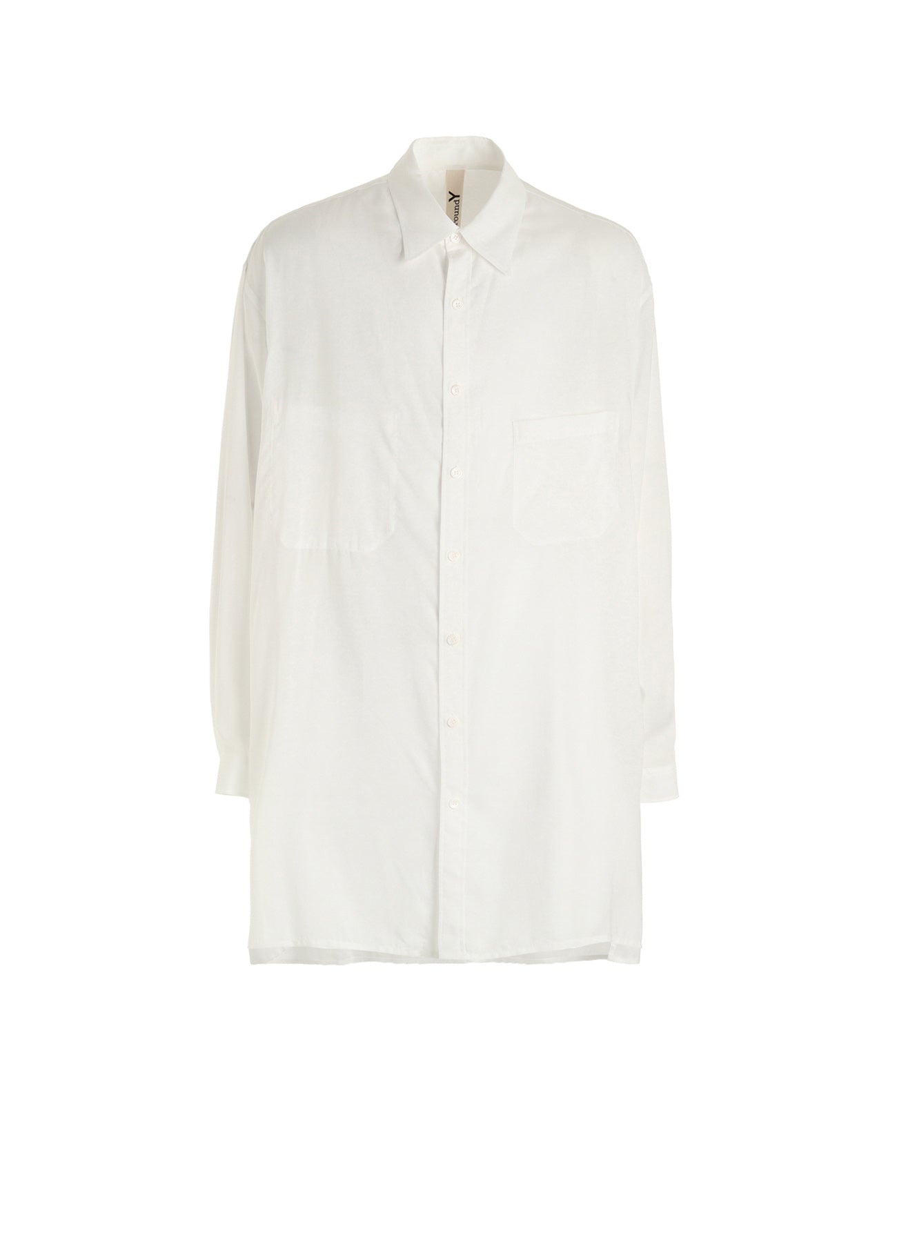 ヨウジヤマモト CELLULOSE LAWN DETACHABLE.C.RS.B CELLULOSE LAWN LONG SHIRT WITH SLEEVE SLITS – THE SHOP YOHJI YAMAMOTO