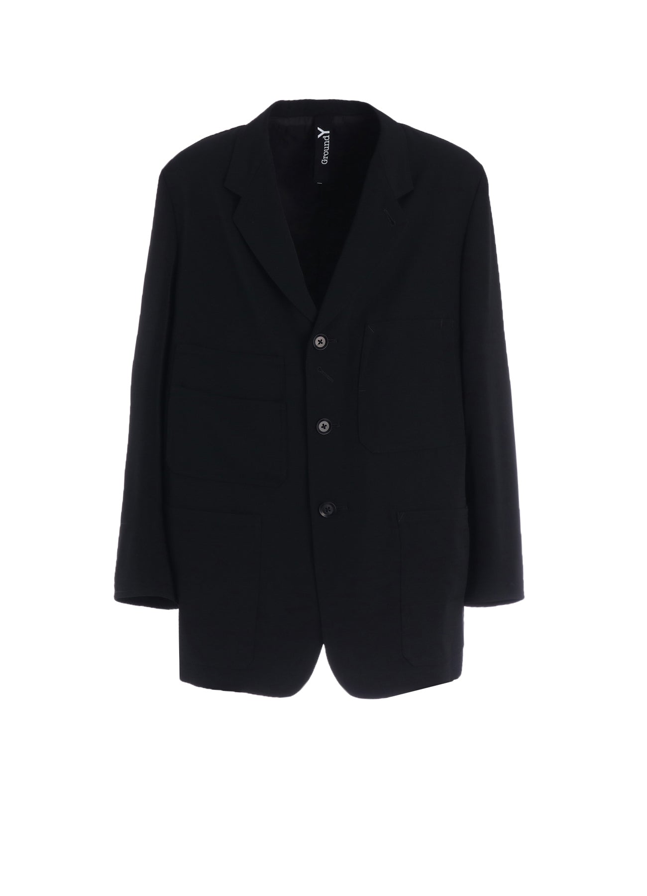 WOOL GABARDINE COVERALL JACKET – THE SHOP YOHJI YAMAMOTO