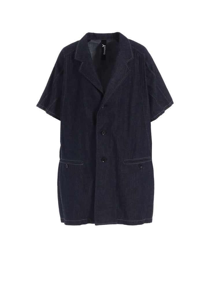 【1/16 10:00(JST) Release】8oz SLUB DENIM SHORT SLEEVED JACKET