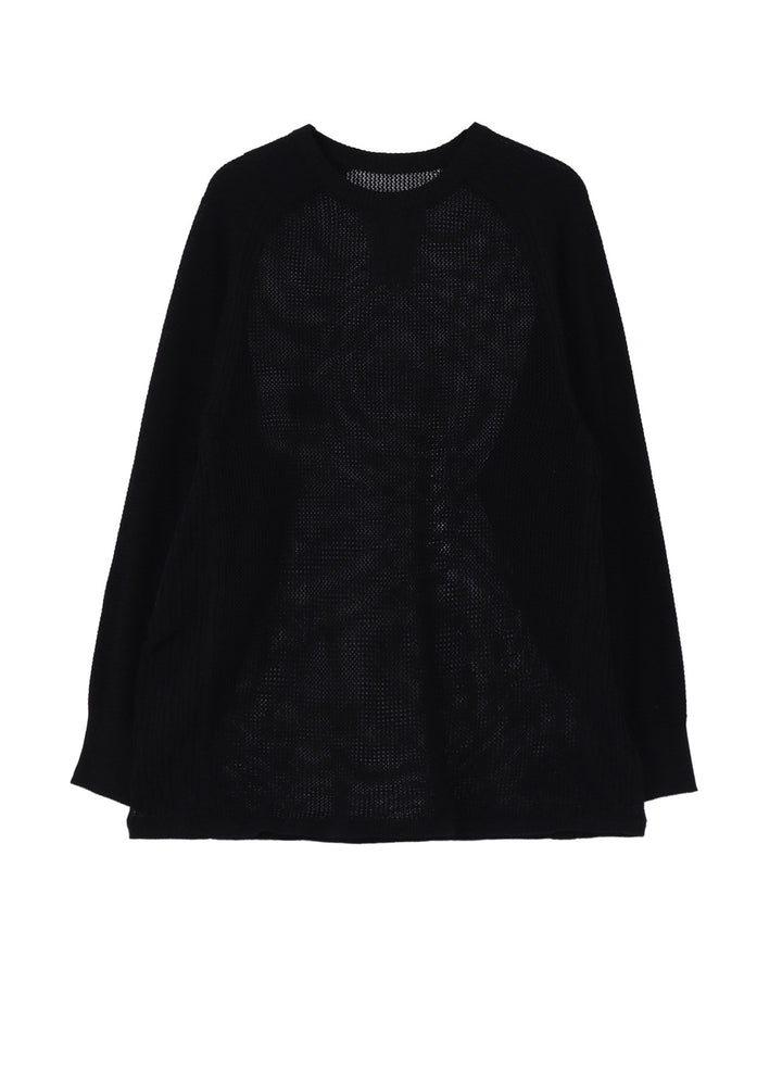 OPEN-END COTTON DOLMAN BIG KNIT