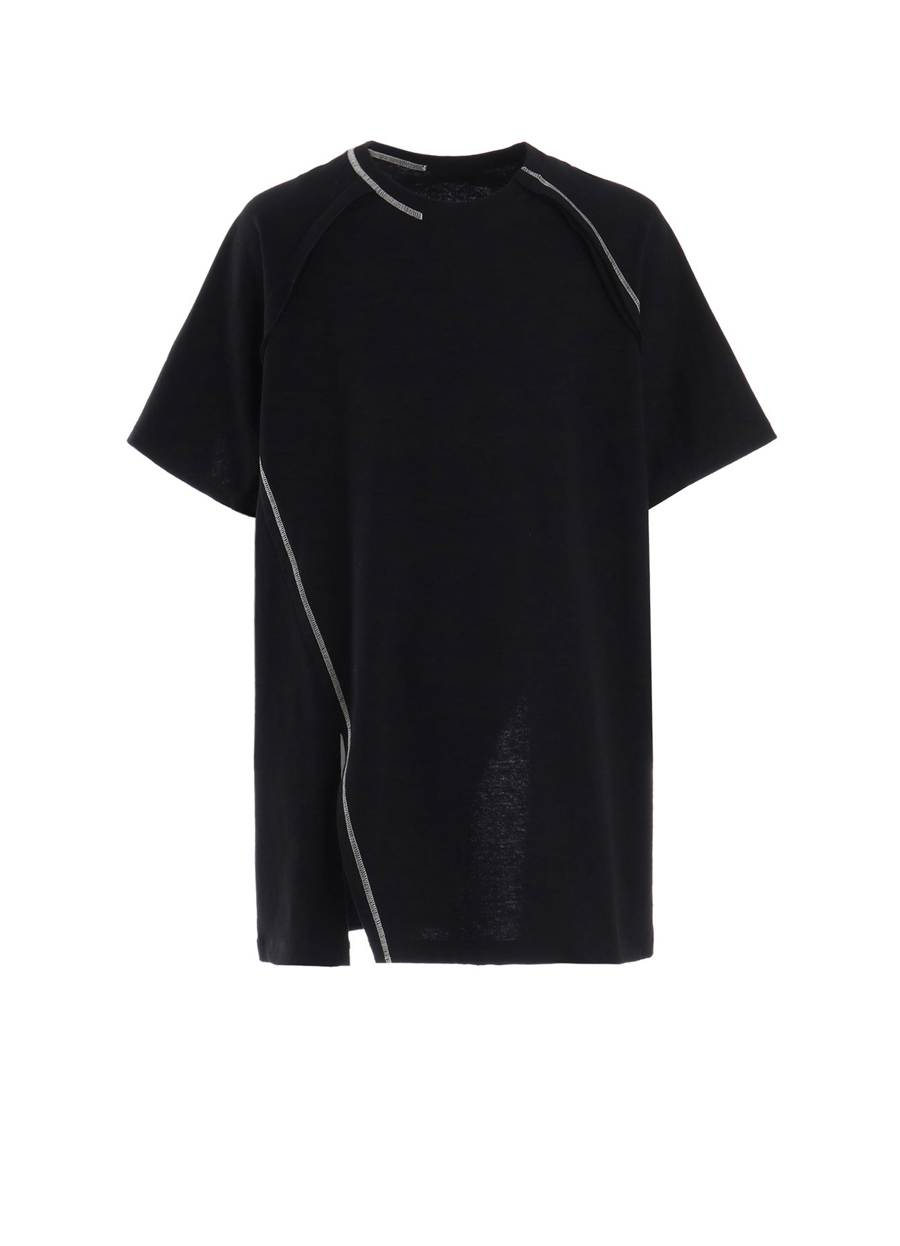 SLUB JERSEY RAGLAN SHORT-SLEEVE T-SHIRT – THE SHOP YOHJI YAMAMOTO