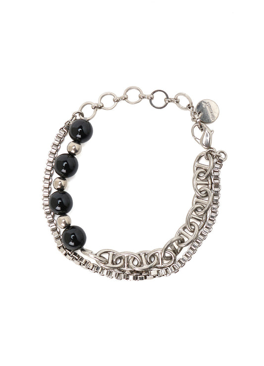 BRASS BEADS CHAIN BRACELET B