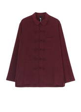 CREPE DE CHINE SHAKA BUTTON SHIRT