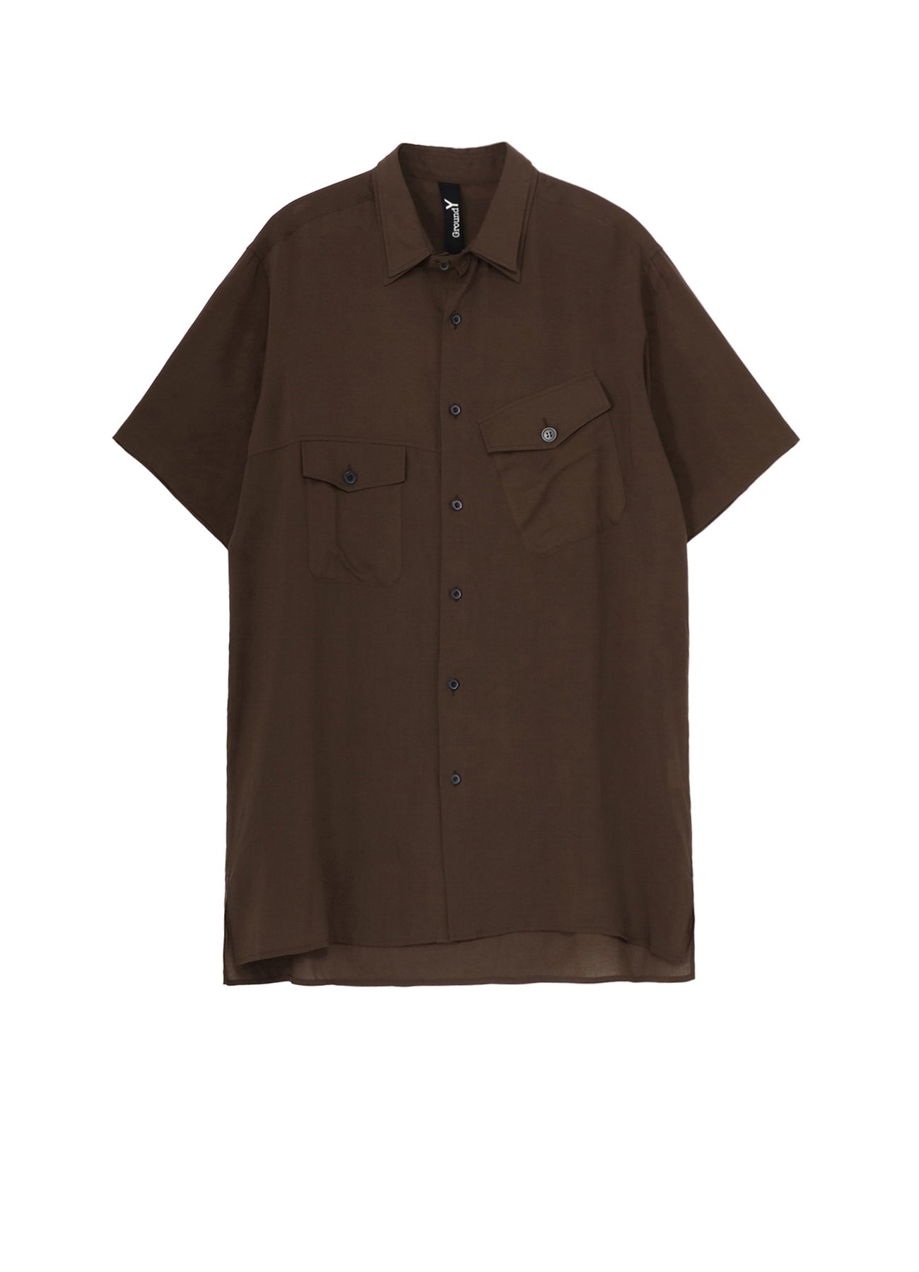 CELLULOSE LAWN DOUBLE COLLAR SLANTED POCKET SHIRT – THE SHOP