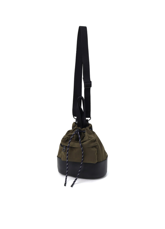 WRINKLED NYLON 2 WAY POUCH