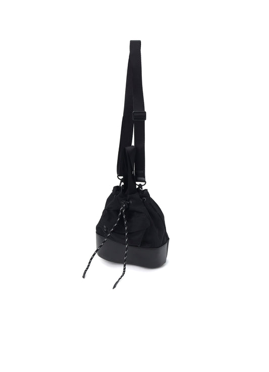 WRINKLED NYLON 2 WAY POUCH