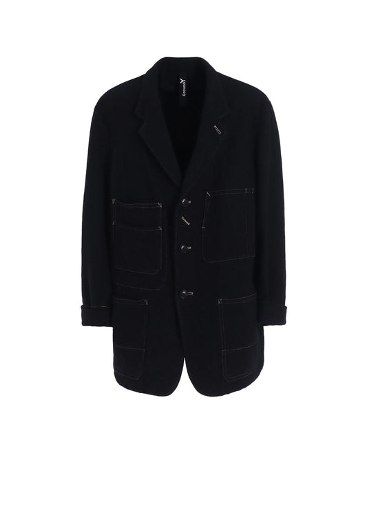 FULLING SERGE COVERALL PK JACKET