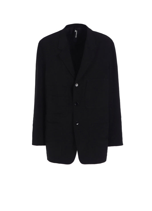 CREPE DE CHINE COVERALL PK JACKET
