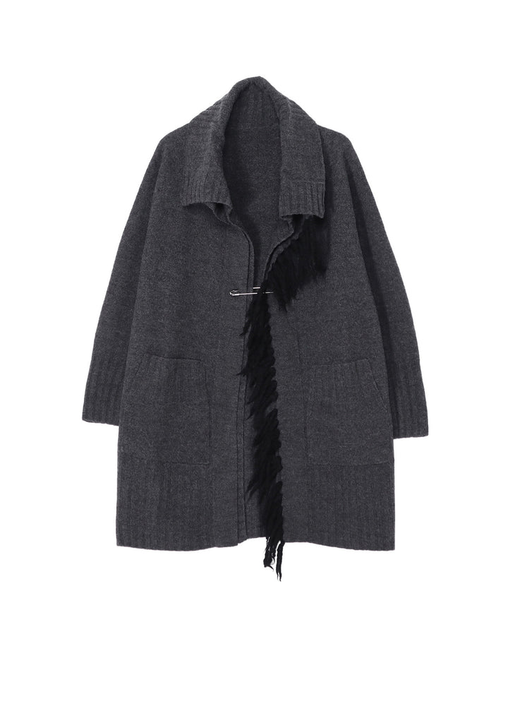 BoilMerinoWool FRINGE KNIT GOWN