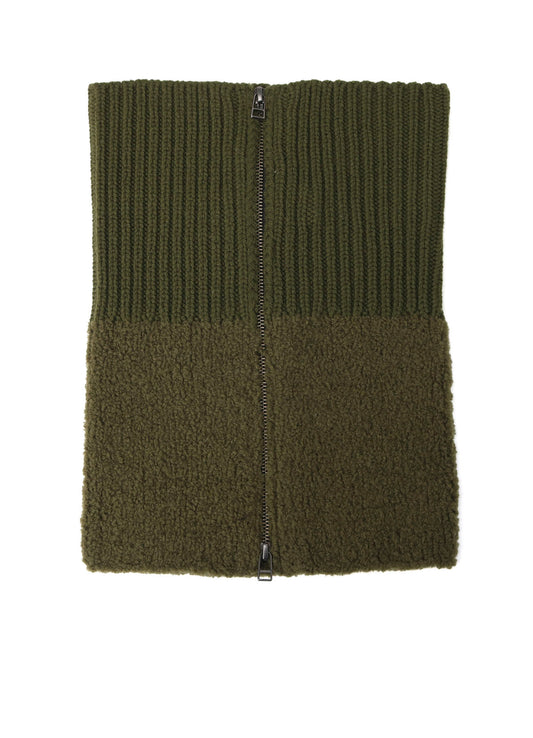 Wool boa+EX FineMerino Wool NECK WARMER