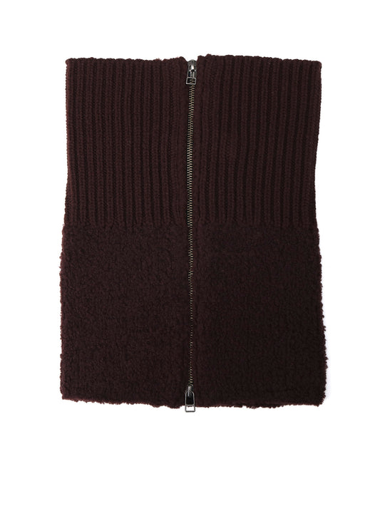 Wool boa+EX FineMerino Wool NECK WARMER