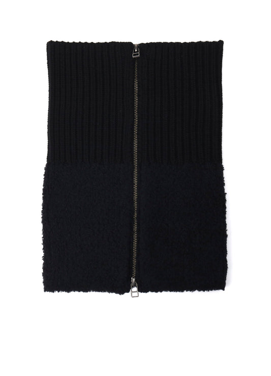 Wool boa+EX FineMerino Wool NECK WARMER