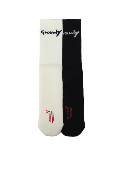 WOOL COTTON Ground Y LOGO TUBE SOCKS