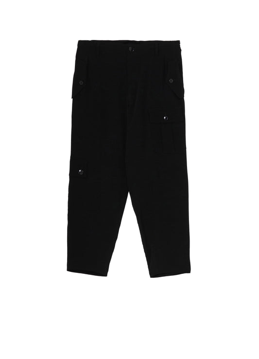 CREPE DE CHINE POCKET SLIM PANTS