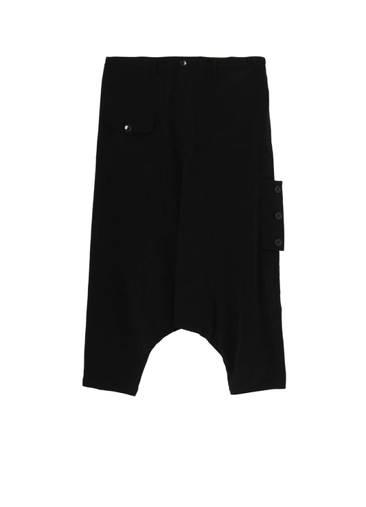 CREPE DE CHINE POCKET SAROUEL PANTS