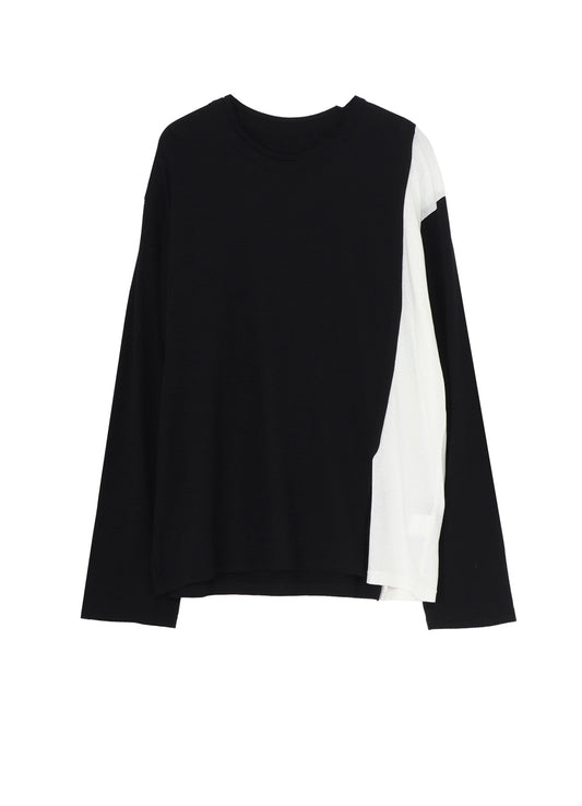 C/MOJERSEY COMBINATION  MIX BLOCK LONG SLEEVED T-SHIRT