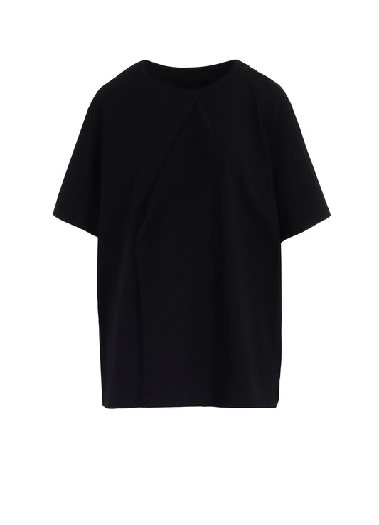 COTTON JERSEY LICKING SHORT SLEEVED T-SHIRT