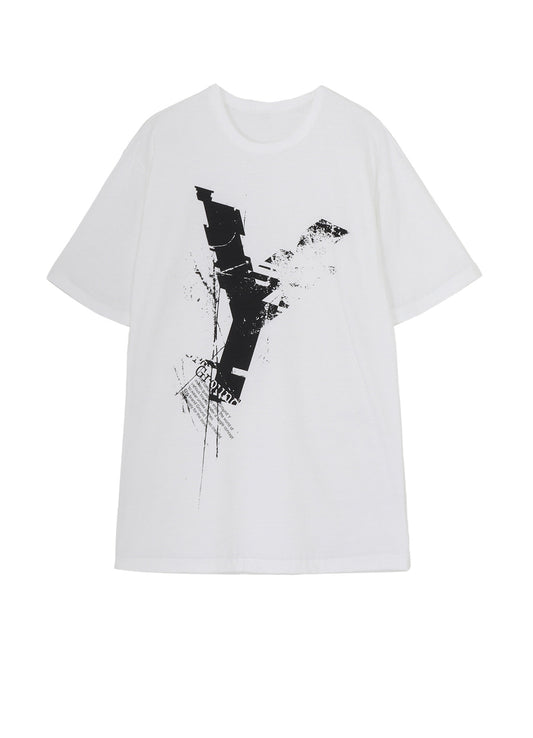 COTTON JERSEY LOGO GRAPHIC T-SHIRT