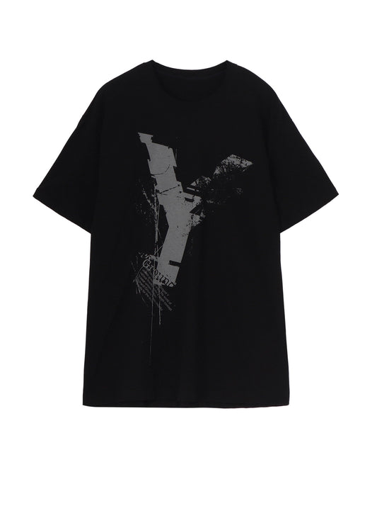 COTTON JERSEY LOGO GRAPHIC T-SHIRT