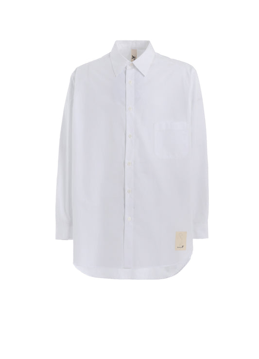 COTTON BROADCLOTH STANDARD BIG SHIRT