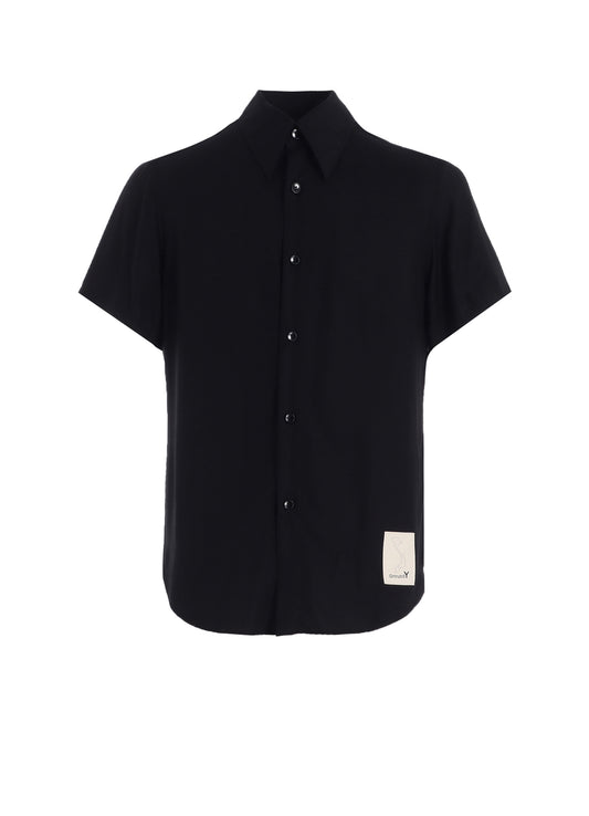 RAYON TWILL SHORT-SLEEVE SLIM SHIRT