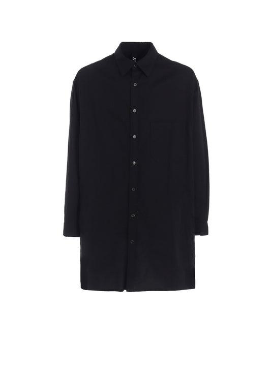 LIGHT COTTON TWILLL WASH ONC LONG SHIRT