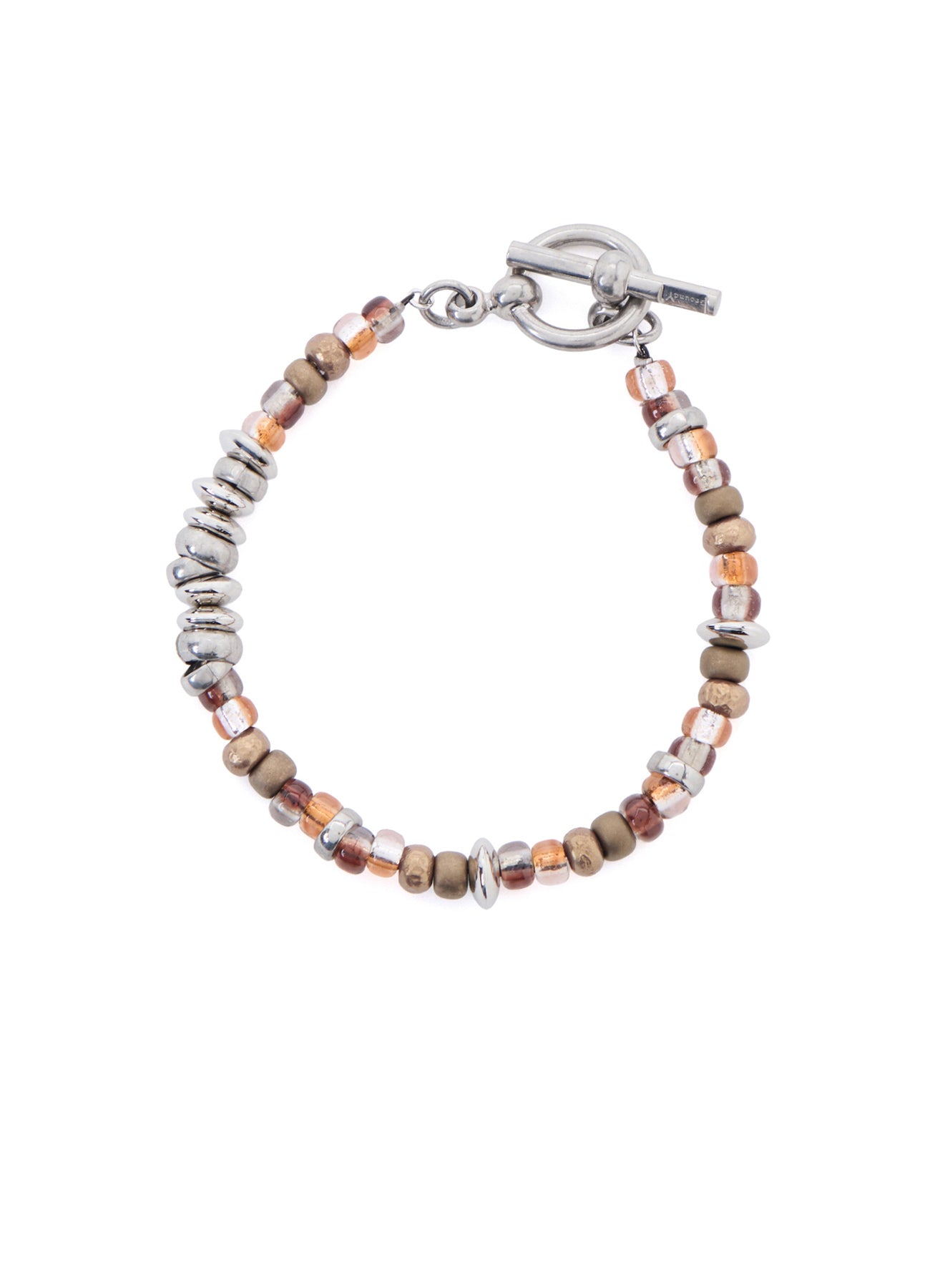 BRASS BROWN BEADS BRACELET – THE SHOP YOHJI YAMAMOTO