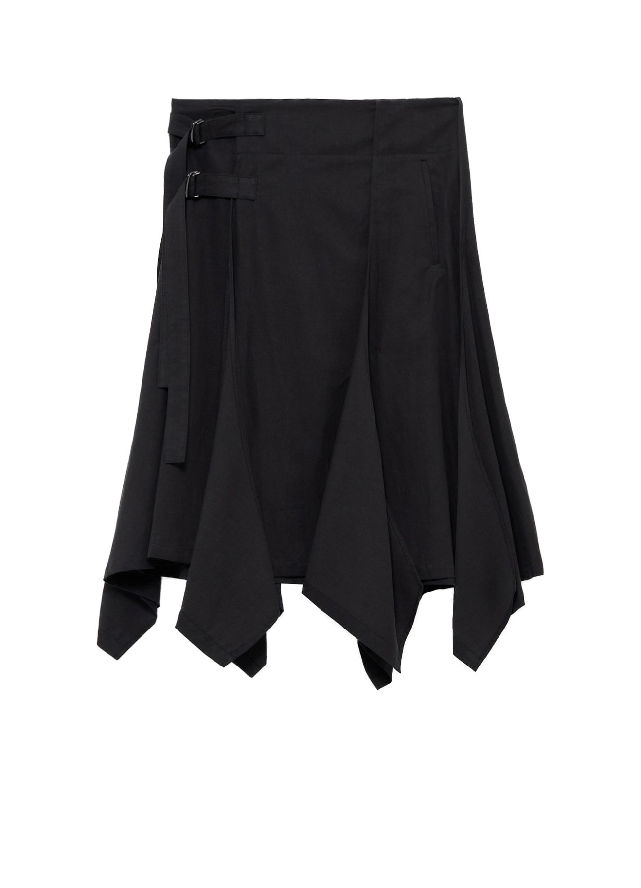 スカート Yohjiyamamoto skirt CELLULOSE COTTON BIO TWILL WRAP SKIRT – THE SHOP YOHJI YAMAMOTO
