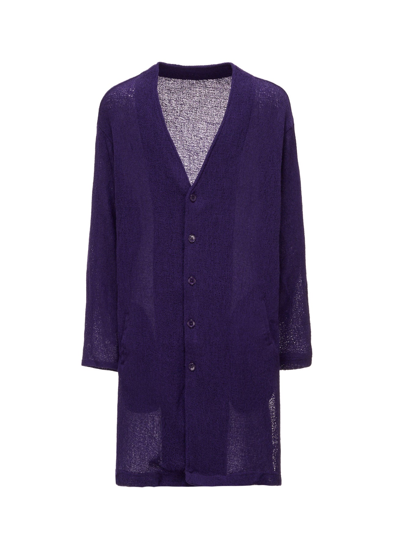 ★Yohji Yamamoto FEMME★ハイゲージ リブジップ カーディガン SPIDER WEB KNIT V-NECK LONG CARDIGAN – THE SHOP YOHJI YAMAMOTO