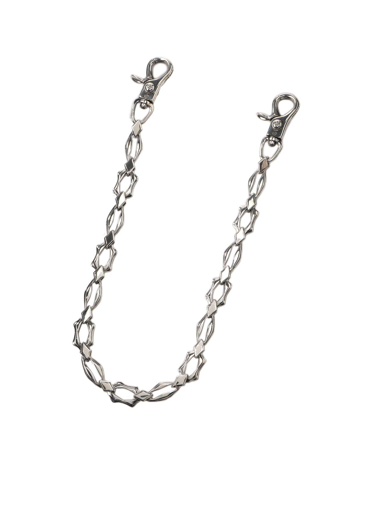 SILVER 950 DOUBLE HOOK WALLET CHAIN – THE SHOP YOHJI YAMAMOTO