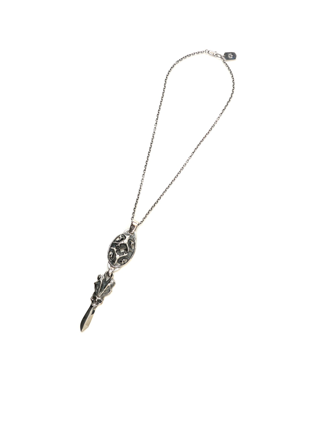 SILVER950 YY OVAL SCULL DAGGER PENDANT – THE SHOP YOHJI YAMAMOTO