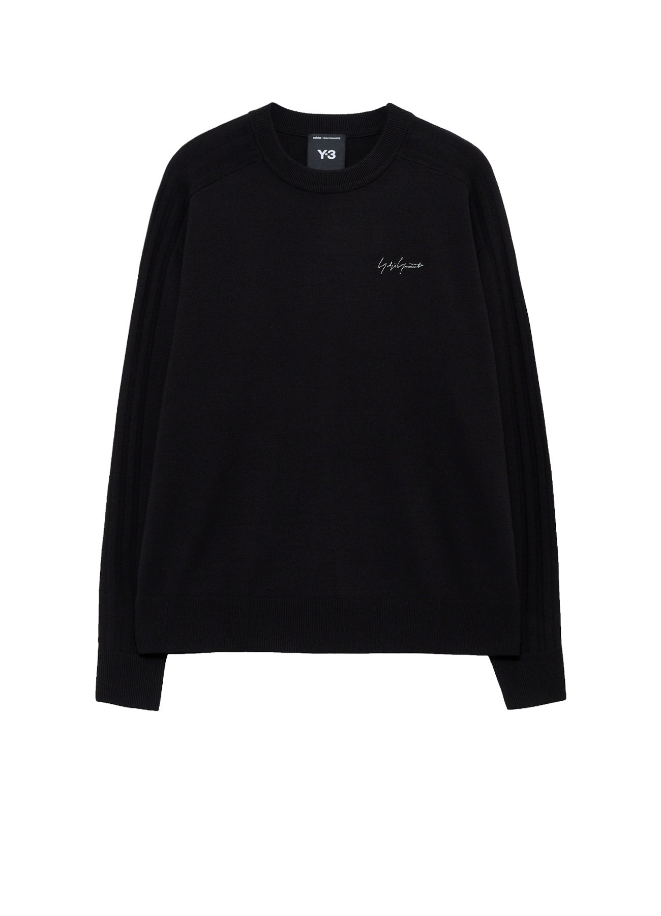 Y-3 KURO 3 STRIPES KNIT – THE SHOP YOHJI YAMAMOTO