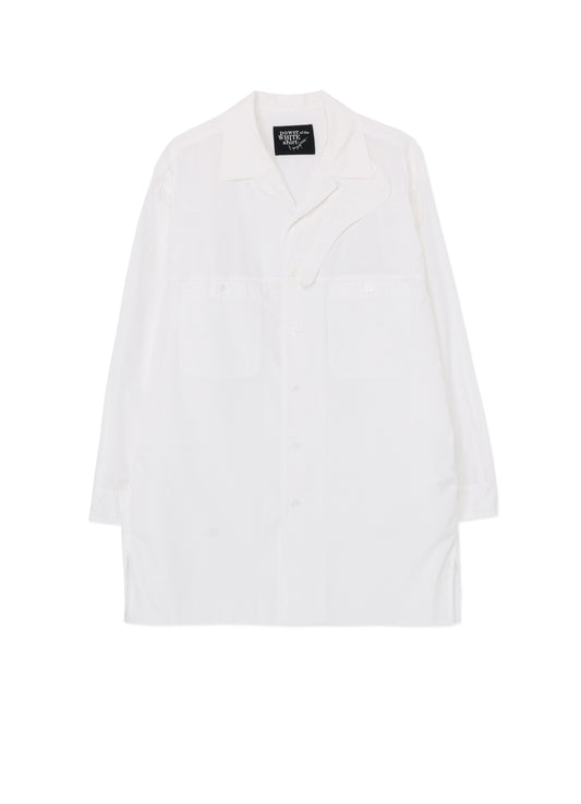 SHIRT WITH CHIN FLAP DETAIL