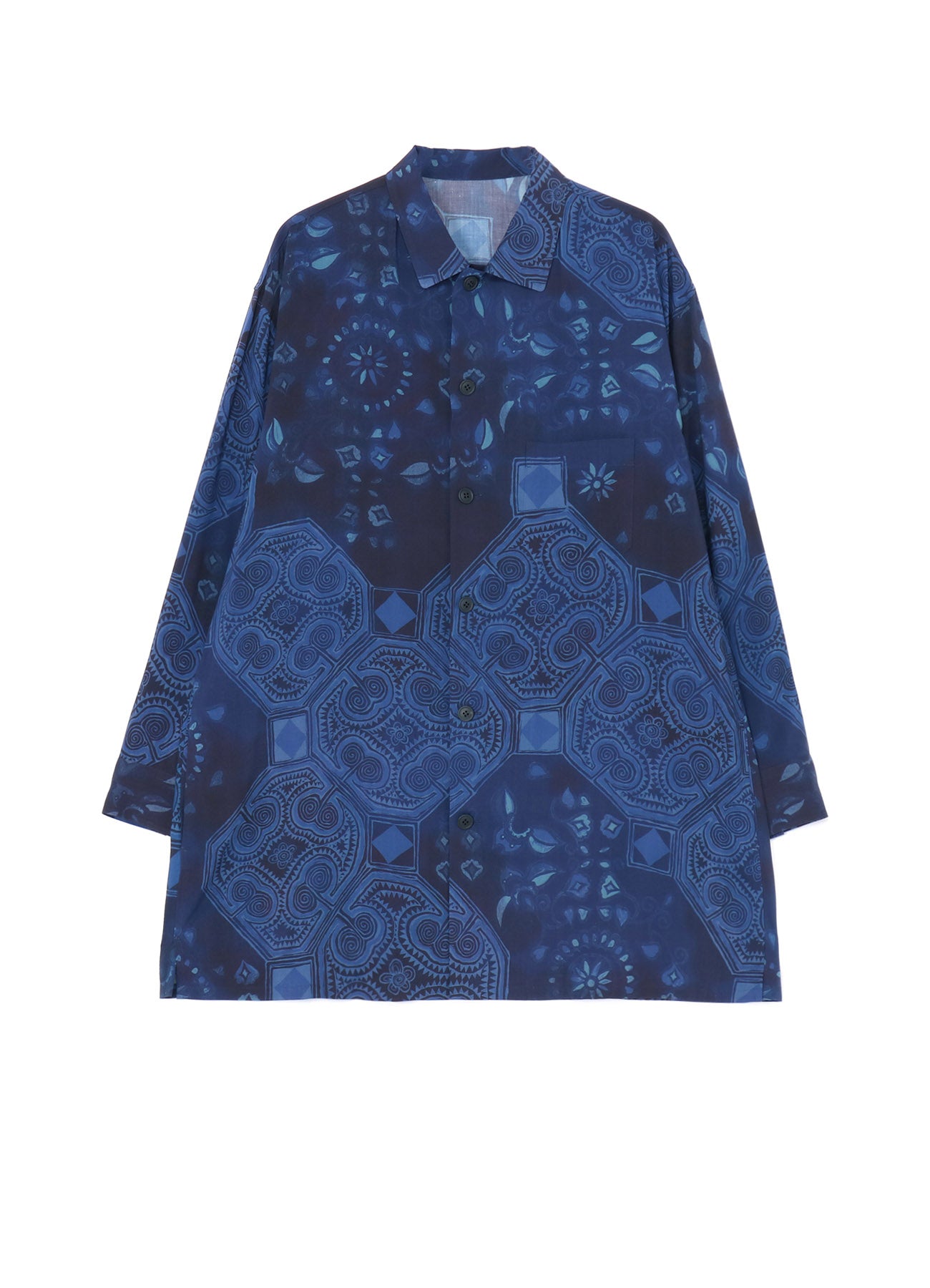 ヒトラー. 上下 CHINOISERIE-A PRINTED OPEN COLLAR SHIRT – THE SHOP YOHJI YAMAMOTO