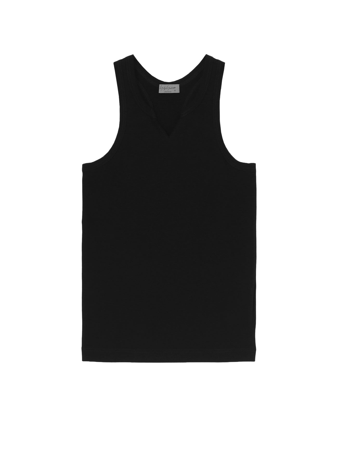 Yohji Yamamotoヨウジヤマモト　タンクトップ SINGLE JERSEY V NECK TANK TOP – THE SHOP YOHJI YAMAMOTO