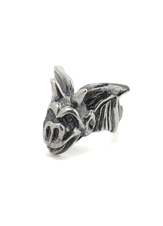 SILVER 950 GARGOYLE EARCUFF