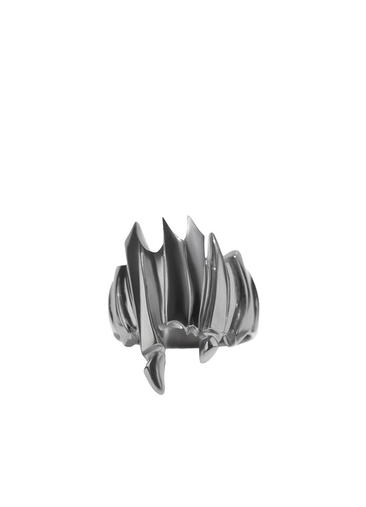 SV/BK RHODIUM TALON RING SV