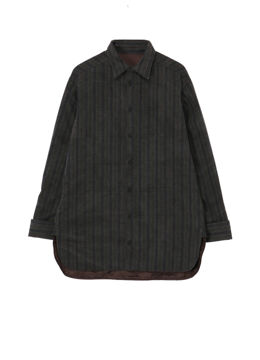 COTTON ST PIGMENT WASHED ST BLOUSE WITH LINING