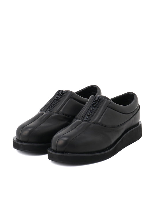 SOFT SHEEP LEATHER FRONT FASTENER SHOES