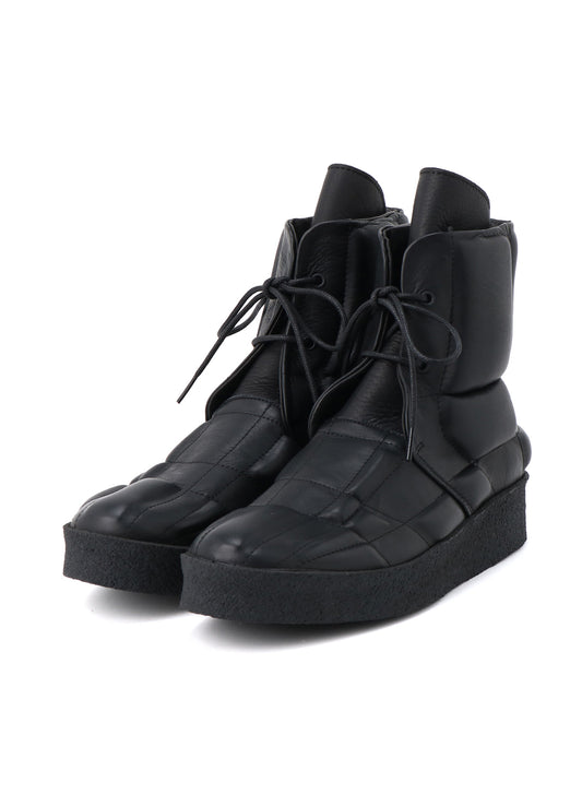 SOFT GARMENT LEATHER PADDED BOOTS