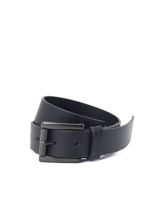 MATT SOFT OIL LEATHER 30MM PLAIN BELT