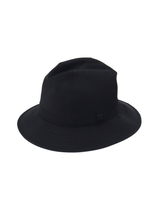 WOOL GABARDINE FEDORA HAT