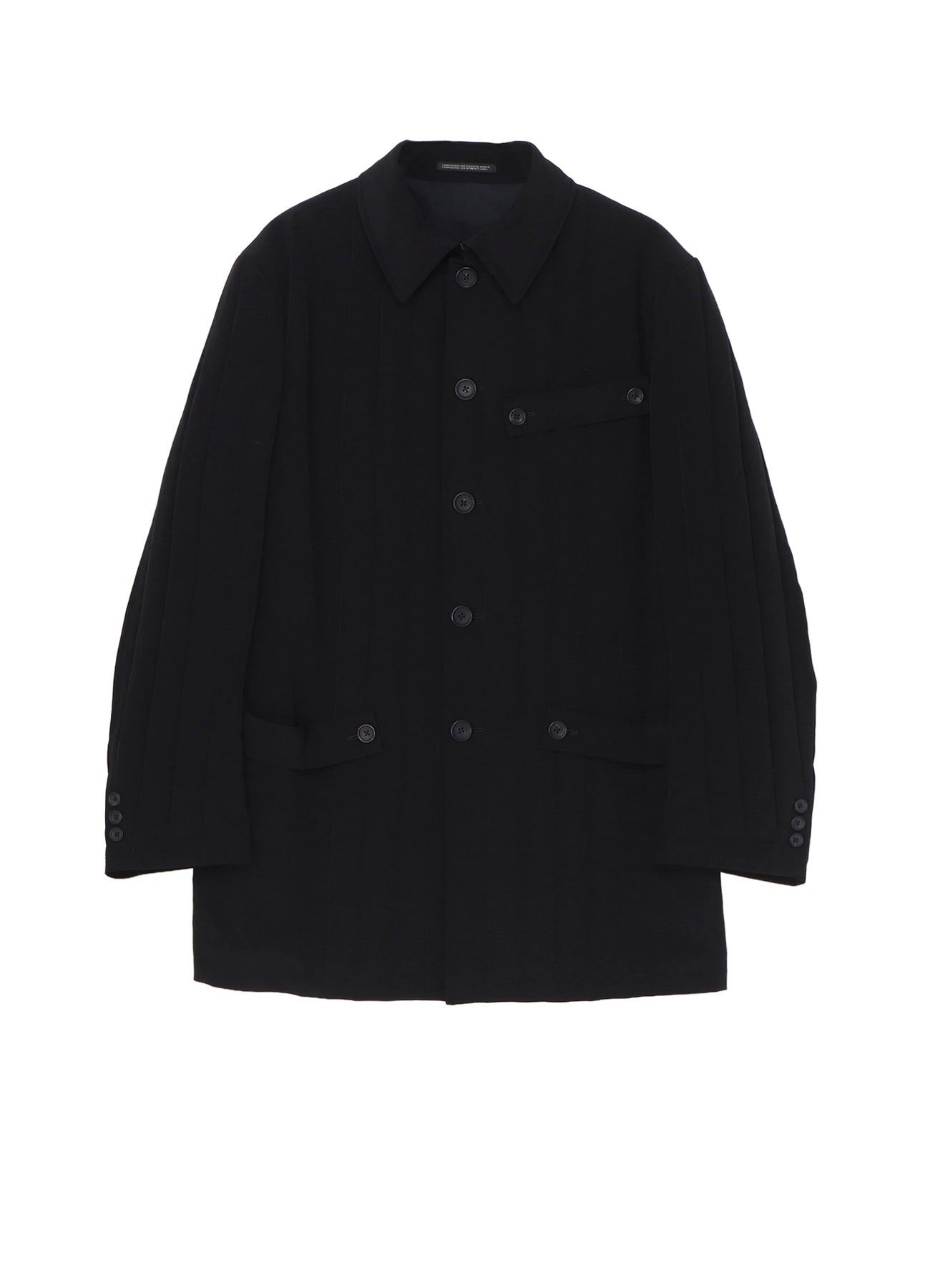 Ta TUXEDO TAB DETAIL PADDED JACKET – THE SHOP YOHJI YAMAMOTO