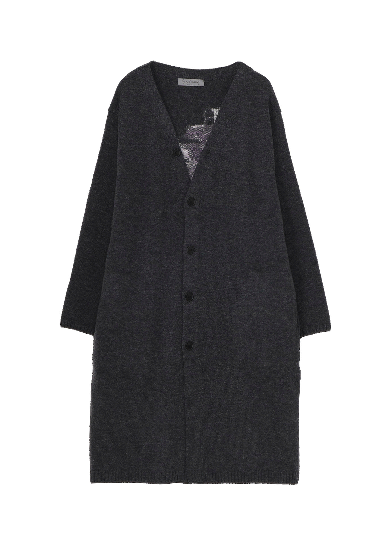 FLOWER DESIGNED LONG CARDIGAN