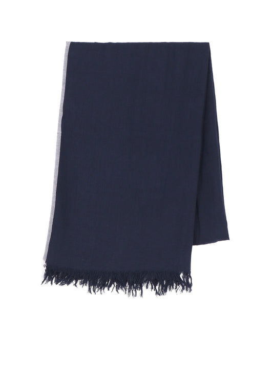 KHADI COTTON TWILL SELVEDGE STOLE